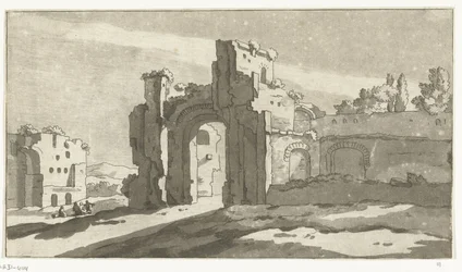 Ruins of the Great Hall of the Baths of Caracalla, Rome