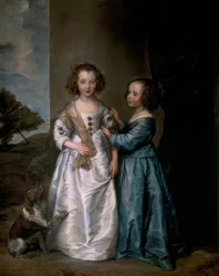 Portrait of Elisabeth and Philadelphia Wharton