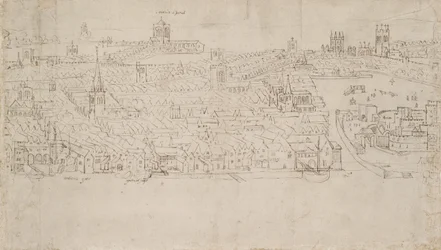 Panorama of London as Seen from Southwark: Billingsgate to Tower Wharf