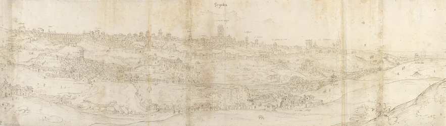 Panoramic View of Segovia from the East