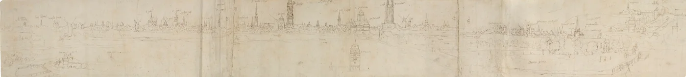 Preliminary Sketch for a View of Bruges from the South-West