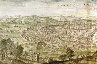 View of Barcelona, 1563