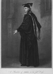 A Bachelor of Arts in his full Dress, 1796
