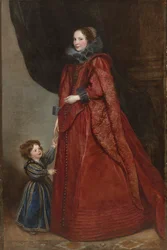 A Genoese Lady with Her Child