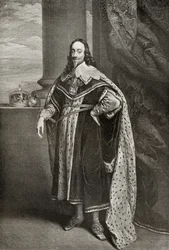 Charles I, engraved by Sir Robert Stange, from 