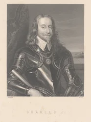 Charles I, engraved by W. Hall