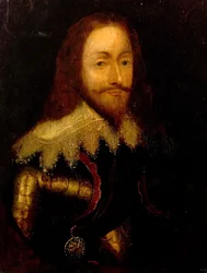 Charles I, in Armour Wearing the Order of the Thistle