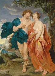Double Portrait of George Villiers, Marquess and Later 1st Duke of Buckingham and His Wife, Katherine Manners, as Venus and Adonis