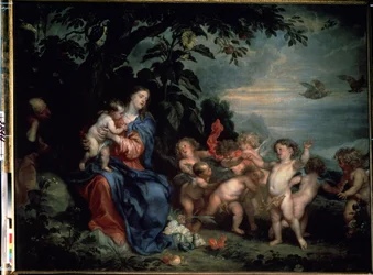 Rest on the Flight into Egypt (Virgin with Partridges)