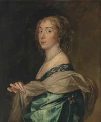 Portrait of a lady, believed to be Penelope, Lady Bayning (1620-1647), later Lady Herbert