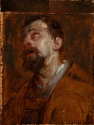 Study of the Head of Saint Hubertus (?)