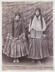 Two women in tribal costume