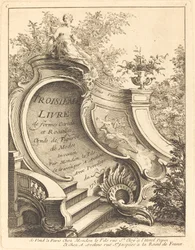 Third Book of Cartels and Rococo Forms Title Page