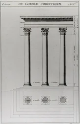 Ms 1031 Fol.51 The Corinthian Order, from 