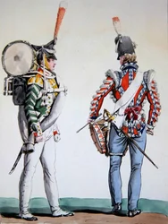 English and Russian Drummers