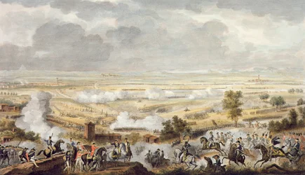 The Battle of Marengo, 23 Prairial, Year 8 (12 June 1800) engraved by Jean Duplessi-Bertaux