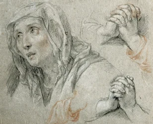 Studies for the Figure of the Virgin