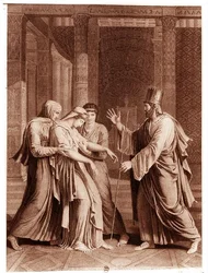 Esther Before Assuerus, illustration from 