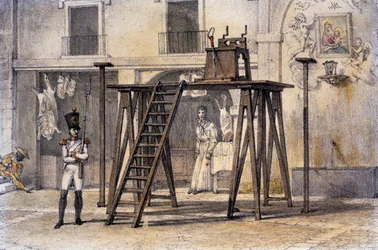 Platform (for pillory)