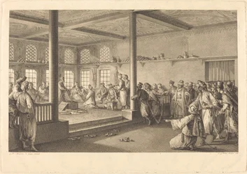 Reception of Choiseul-Gouffier at Hassan-Tchousch-Oglou