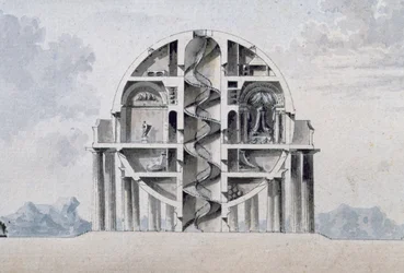 Design for a House for a Cosmopolite (detail)