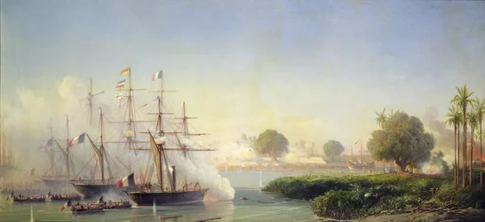 Storming the Citadel of Saigon by Vice Admiral Rigault de Genouilly, February 17