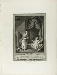 The Bath, from Monument of the Physical and Moral Costume of the Late Eighteenth Century