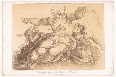 The creation of the earth from chaos by God