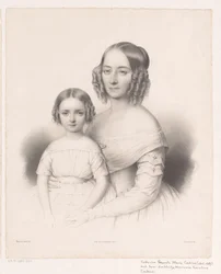 Portrait of Catharina Petronella Maria Cochius with Her Daughter