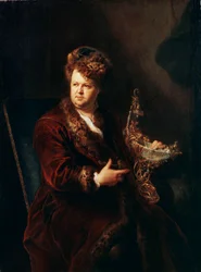 Portrait of the Jeweller Johann Melchior Dinglinger, c1721