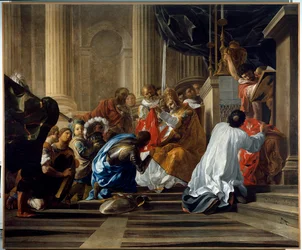 First Crusade: Raymond IV of Toulouse Taking the Cross