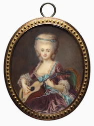 Portrait of a Woman with a Guitar, called Louise D