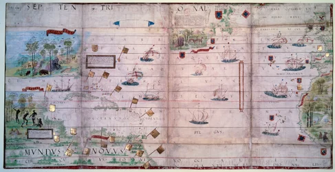 Map of the North Atlantic Ocean