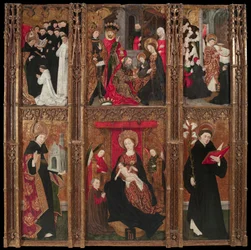 Altarpiece of the Virgin, Saint Augustine and Saint Nicholas of Tolentino
