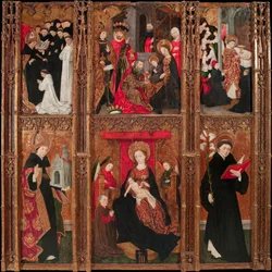 Altarpiece of the Virgin, Saint Augustine and Saint Nicholas of Tolentino