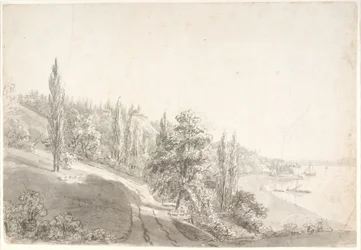 Landscape with Town by the Elbe