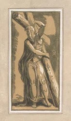 St. Andrew, Facing Forward, Head Turned to Left