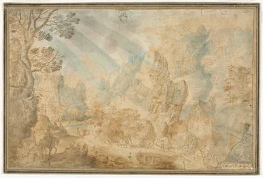 Mountain Landscape with Figures
