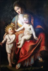 Latona with her children Apollo and Diana