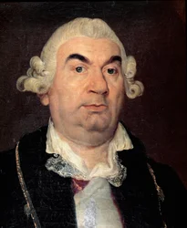 Portrait of the Italian composer Niccolo Jommelli (1714-1774) Painting by Anton Raphael Mengs (1728-1779) 18th century Bologna, Museo Civico Biblioteca Musicale