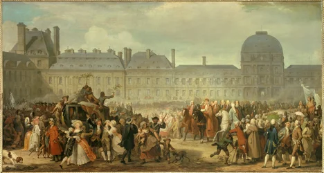 Publication of the Versailles Treaty in Front of the Tuileries Palace on November 25