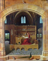 Saint Jerome in his Study