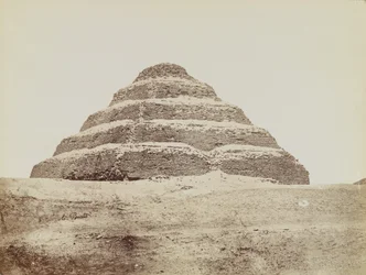 Pyramid at Saqqara, view from southeast of the Step Pyramid