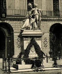 Monument to Francesca Capece, by Antonio Bortone, Maglie, Apulia, Italy