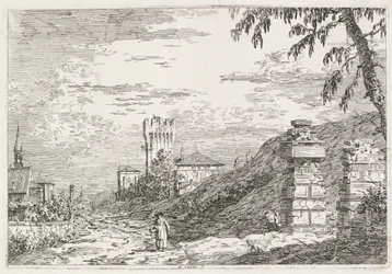 Views: Two Ruined Pillars