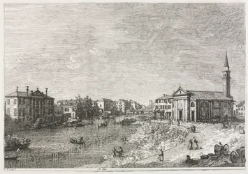 View of Dolo, A Town on the Brenta, West of Venice