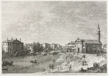 View of Dolo, A Town on the Brenta, West of Venice, 1735-1746