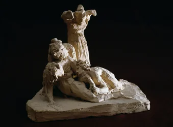 Lamentation of Christ, Terracotta Sketch by Antonio Canova, Possagno, Veneto, Italy