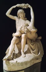 Venus crowning Love