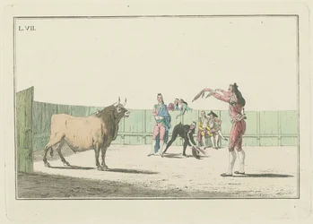 Plate VII, from the series Collection of the Main Actions in a Bullfight